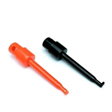 57mm Round Large Single Test Hook Clip Test Probe Red - Görsu Elektronik