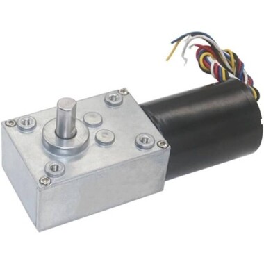 5840-3650.24V 7RPM Brushless DC Worm Gear Reduction Motor With Encoder - Görsu Elektronik