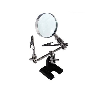 60mm Multifunctional Welding Fixture with Magnifying Glass - Görsu Elektronik