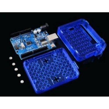 Blue UNO R3 Injection Molding Case with Bubble - Görsu Elektronik