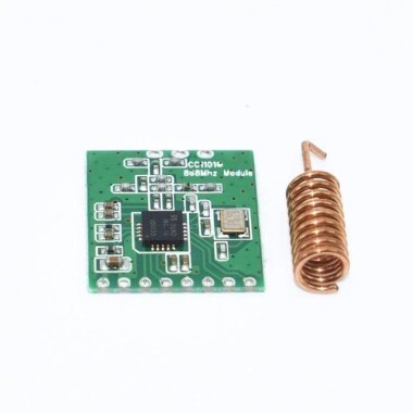CC1101 868Mhz Wireless Transceiver Module With Antenna Half Hole - Görsu Elektronik