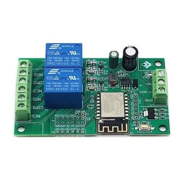 DC5V/8-80V ESP8266 Wireless WIFI Relay Module 1 Channel ESP-12F Wifi Development Board Power Supply - Görsu Elektronik