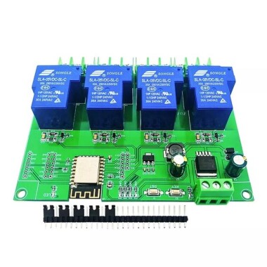 DC7-28/5V 30A ESP8266 WIFI 4 Channel Relay Module ESP-12F Development Board - Görsu Elektronik