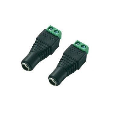 Female 2.1x5.5mm For DC Power Jack Adapter Connector Plug For CCTV Camera - Görsu Elektronik