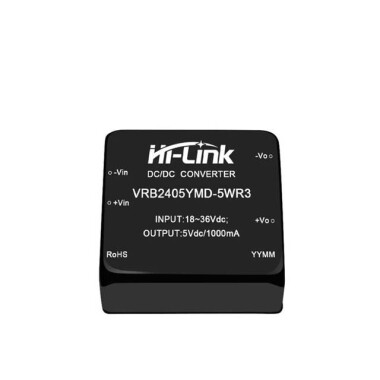 HLK-5D2405 DC-DC 18-36V To 5V Power Supply Module (New Model: VRB2405YMD-5WR3) - Görsu Elektronik