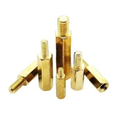 M3 35mm Female-Male Spacer (Standoff) Hexagon Copper Stud-M3 35mmFemale + 6mm Male - Görsu Elektronik