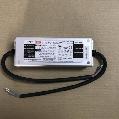 Original Taiwan MEAN WELL ELG-75-12A-3Y Waterproof Power Supply - Görsu Elektronik
