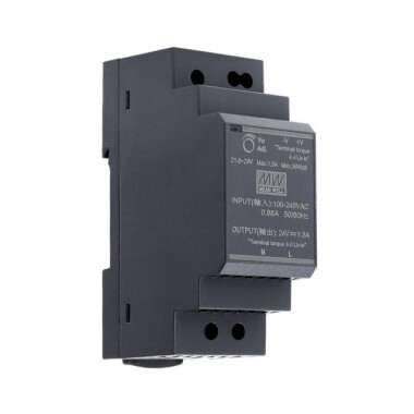Original Taiwan MEAN WELL HDR-30-24 Rail Type Power Supply - Görsu Elektronik