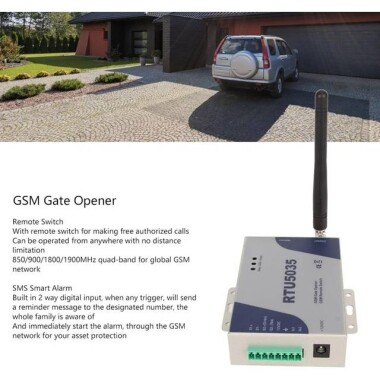 RTU5035 2G GSM Door Wireless Remote Gate Control Phone Opener Controller - Görsu Elektronik
