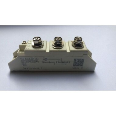 SKKH106/16E 106A 1600V Thyristor/Diode Module - SEMİKRON