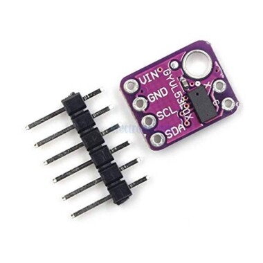 Unsoldered Purple GY-530 VL53L0X Time-of-FLight ToF Laser Ranging Sensor Module - Görsu Elektronik