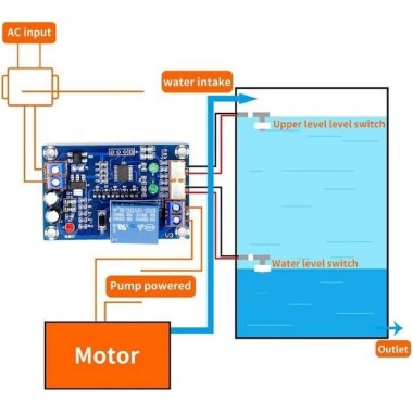 XH-M203 Water Level Controller Module 12V10A - Görsu Elektronik