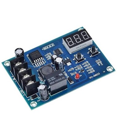 XH-M603 Charging Control Module 12-24V Storage Lithium Battery Charger Control Switch Protection Board with LED Display - Görsu Elektronik