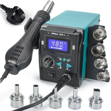 YIHUA959D Single Digital Display Hot Air Soldering Station 220V UK Plug - Görsu Elektronik