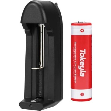 1-Channel EU Plug Universal 18650 Battery Charger Li ion Rechargeable Smart Charger - Görsu Elektronik