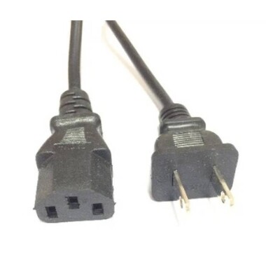 1.2M AC Power Supply Adapter Cord Cable US Plug 2 Pin for LED Strip Power Supply - Within 120W - Görsu Elektronik