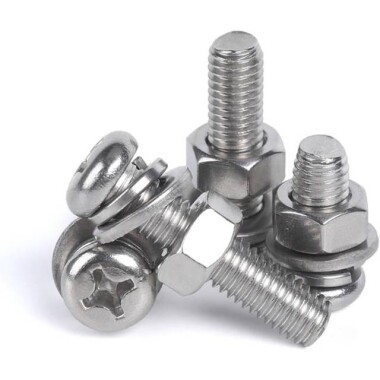 304 Stainless Steel Cross Recessed Pan Head Screw M3 25mm - Görsu Elektronik