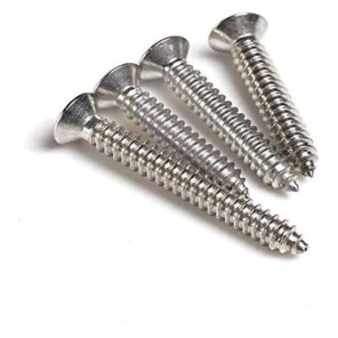 304 Stainless Steel Cross Recessed Countersunk Head Tapping Screws M2x5 - Görsu Elektronik