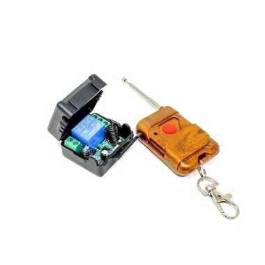 433MHz 5V 1 Channel Relay Module Wireless Remote Control Switch - With Battery - Görsu Elektronik