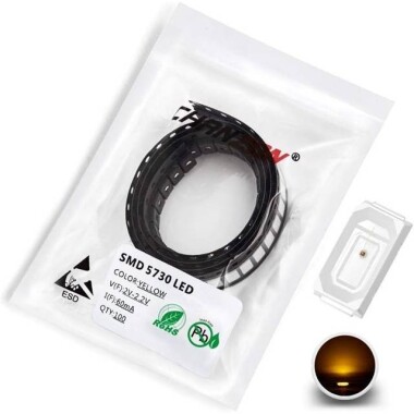 5730 (5630) 0.2W SMD LED Yellow - Görsu Elektronik