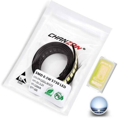 5730 (5630) 0.SMD 5W LED Natural White - Görsu Elektronik