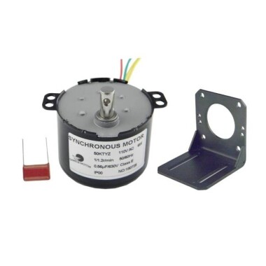AC110V 6W 50KTYZ Permanent Magnet Synchronous Motor 60RPM - Görsu Elektronik