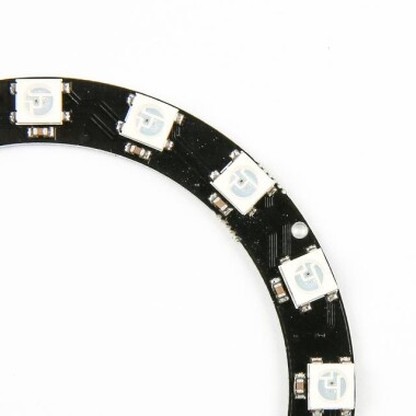 CJMCU 16Bit WS2812 5050 RGB Led Built-in Full-Color Driving Lights Circle Development Board 68x54mm - Görsu Elektronik
