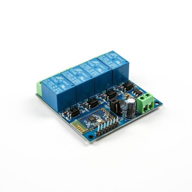DC 12V Bluetooth 4 Channels Relay Module Internet Smart Remote Control Mobile Phone Switch Wireless Relay Module - Görsu Elektronik
