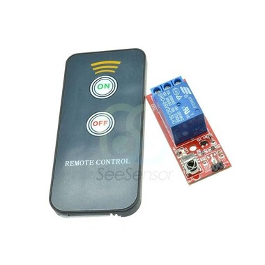DC 5V 1 Channel Relay Module Infrared IR Remote Switch Control - Görsu Elektronik