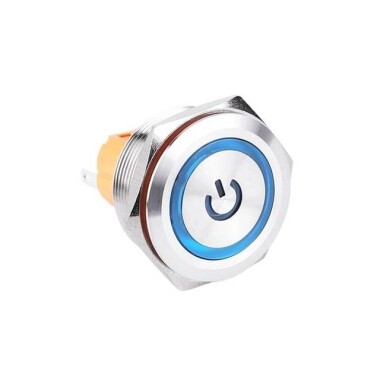 Diffused 28mm Leg 2mm Pacifier LED Blue Use 3V 20mA - Görsu Elektronik