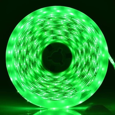 Green 9mm 12V LED Exposed Light String With High Quality Circuit Board 50LED/Set - Görsu Elektronik