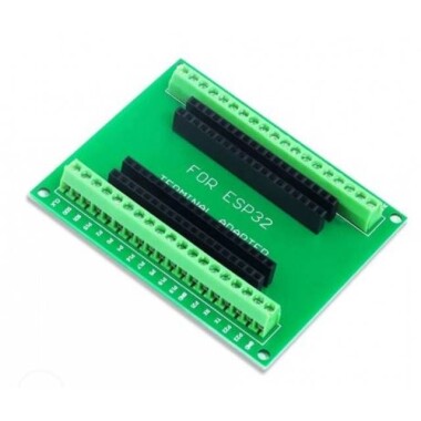 Green ESP32 Breakout Board For 38Pin ESP32 Development Board - Görsu Elektronik