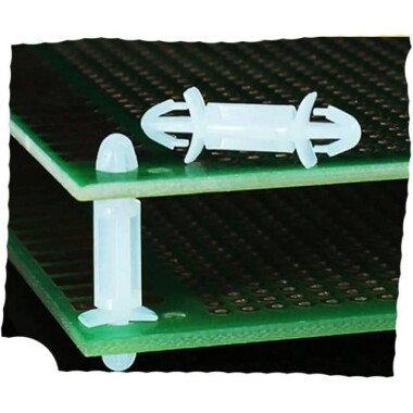 LCF-8 M3 Aircraft Type Isolation Column PCB Nylon Isolation Column White 8-0mm - Görsu Elektronik