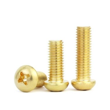 M2 8mm Brass Cross Pan Head Screw - Görsu Elektronik