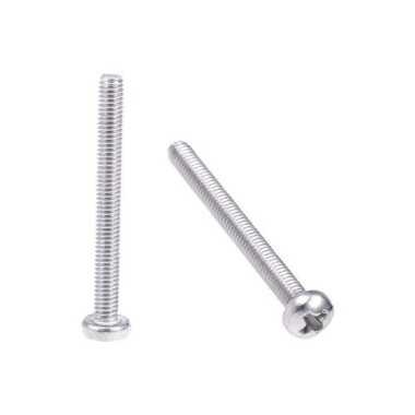 M2x25 304 Stainless Steel Cross Recessed Pan Head Screws Phillips Screws - Görsu Elektronik