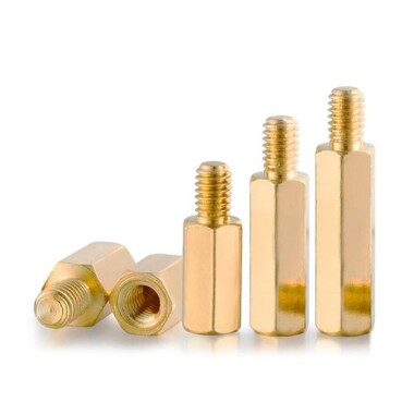 M3 80mm Female-Male Spacer (Standoff) Hexagon Copper Stud-M3 80mmFemale + 6mm Male - Görsu Elektronik