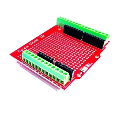 Proto Screw Shield Assembled Terminal Block Prototype Expansion Board for Arduino Uno - Görsu Elektronik