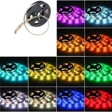 RGB 5050 Smd Led Strip 5M/Roll Non-Waterproof 12V - Görsu Elektronik
