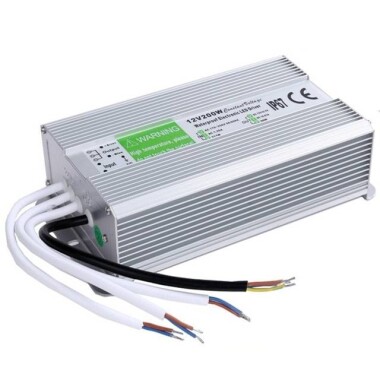 Silver Waterproof Power Supply 300W 12V 25A - Görsu Elektronik