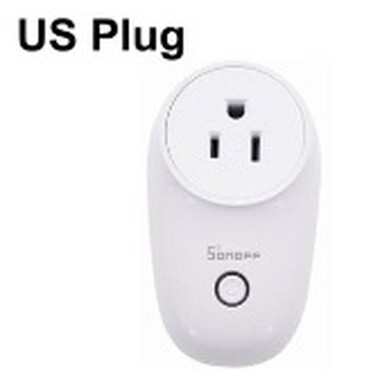 Sonoff S26R2TPB Wifi Smart Timing Remote Switch Tmall Wizard Voice Intelligent Socket US Plug Size: 10.2 x 7.5 x 5.8cm - Görsu Elektronik