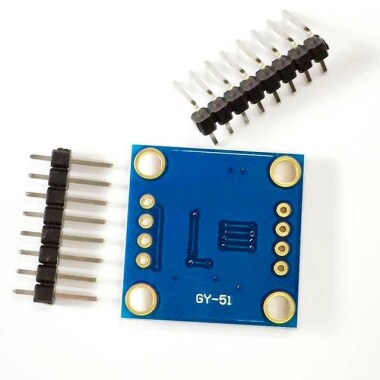 Unsoldered GY-51 LSM303DLH Module 3-Axis Magnetic Field Acceleration - Görsu Elektronik