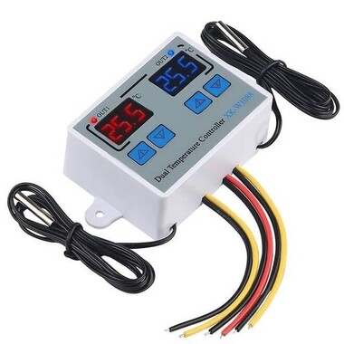 XK-W1088 DC24V 240W Dual Digital Temperature Controller - Görsu Elektronik