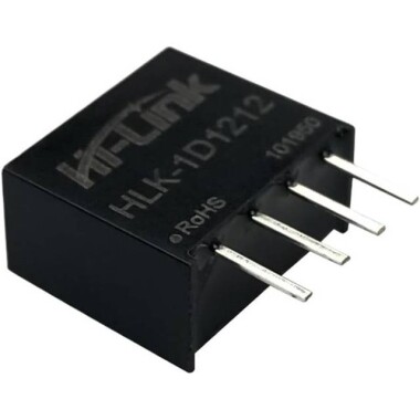 HLK-1D1212 DC-DC 12V-12V Güç Kaynağı Modülü (Yeni Model: B1212S-1WR3) - Görsu Elektronik