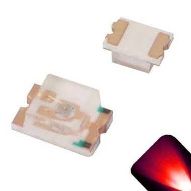 0805 (2012) Kırmızı Otomatik Flaş SMD LED - Görsu Elektronik