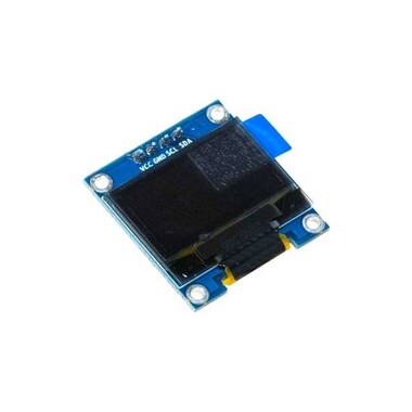 0.96 inç I2C IIC OLED LCD Modül 4 Pin Mavi SSD1306 Çip (VCC GND) - Görsu Elektronik