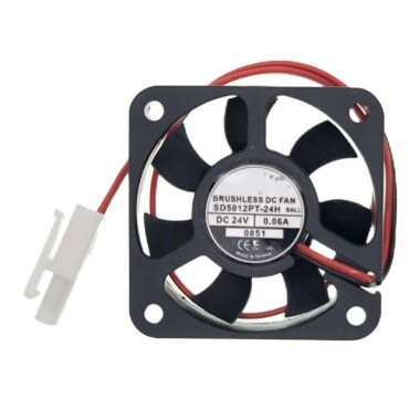 24V DC 5010 Çift Bilyalı Fan-XH2-54-2P 12cm Kablo Boyutu:50x50x10mm - Görsu Elektronik