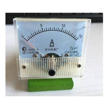 85C1-A DC Pointer Ampermetre DC 0-15A - Görsu Elektronik