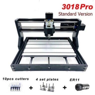 CNC3018Pro DIY Mini Masaüstü Lazerli CNC İşleme Makinesi EU Fişli Lazer Hariç - Görsu Elektronik