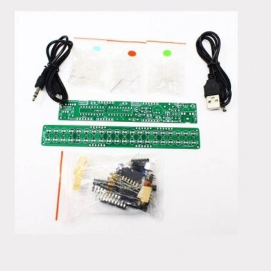 DC3-12V DIY Kiti LM3914 Led Ses Spektrumu Göstergesi Kırmızı/Yeşil/Mavi Led Seviye Göstergesi - Görsu Elektronik