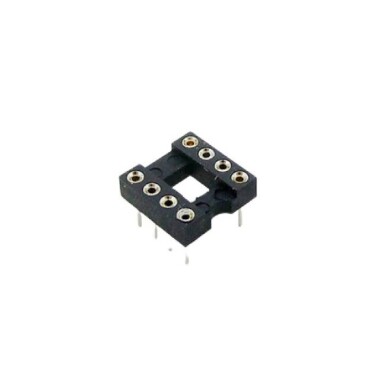 Dip8 Kaliteli Hassas/Yuvarlak Pin Açık Çerçeve PCB 8 Pin IC Soket - Görsu Elektronik